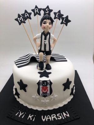BJK temalı pasta